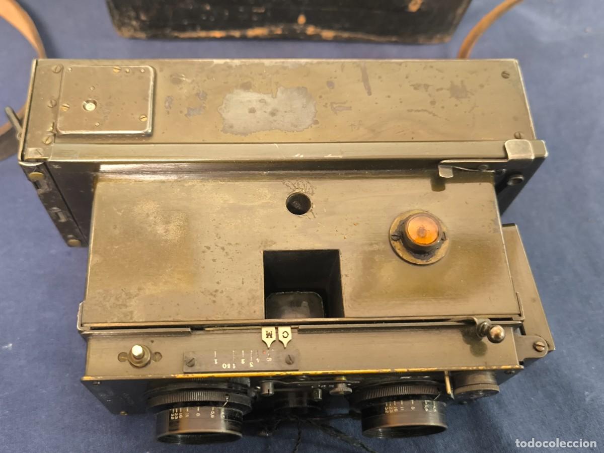 C&aacute;mara de fotos: ONTOSCOPIO.CAMARA ESTEREO DE LA MARCA CORNU DE 1900-1920 - Foto 4