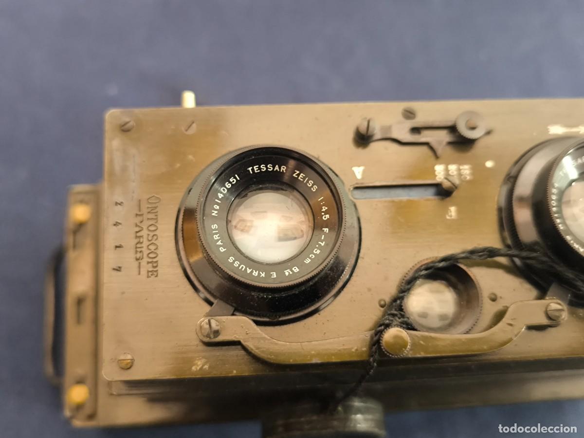 C&aacute;mara de fotos: ONTOSCOPIO.CAMARA ESTEREO DE LA MARCA CORNU DE 1900-1920 - Foto 10