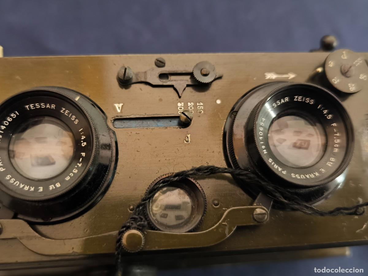 C&aacute;mara de fotos: ONTOSCOPIO.CAMARA ESTEREO DE LA MARCA CORNU DE 1900-1920 - Foto 13