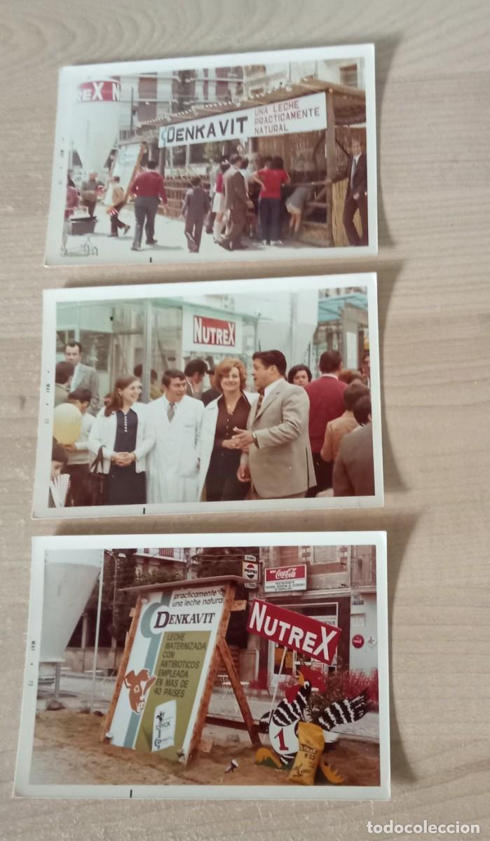 C&aacute;mara de fotos: 3 fotos originales stands de NUTREX.. a&ntilde;os 70