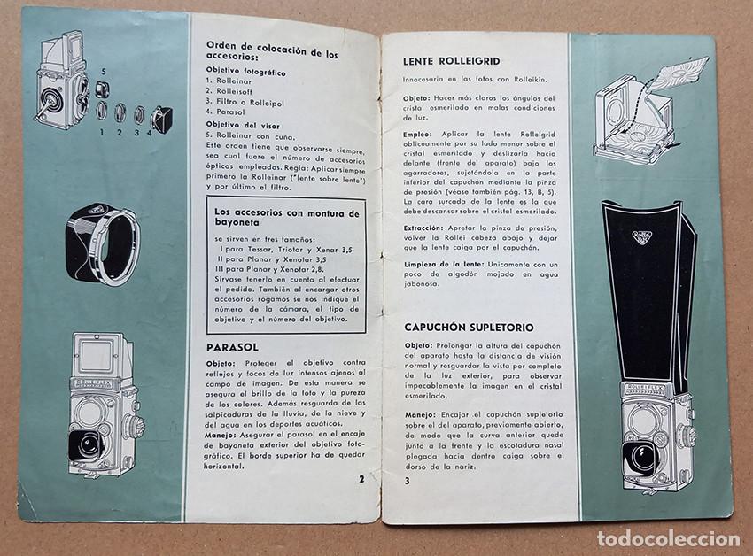 C&aacute;mara de fotos: Rolleiflex - Rolleicord &mdash; Los complementos pr&aacute;cticos. Manual en castellano - Foto 4