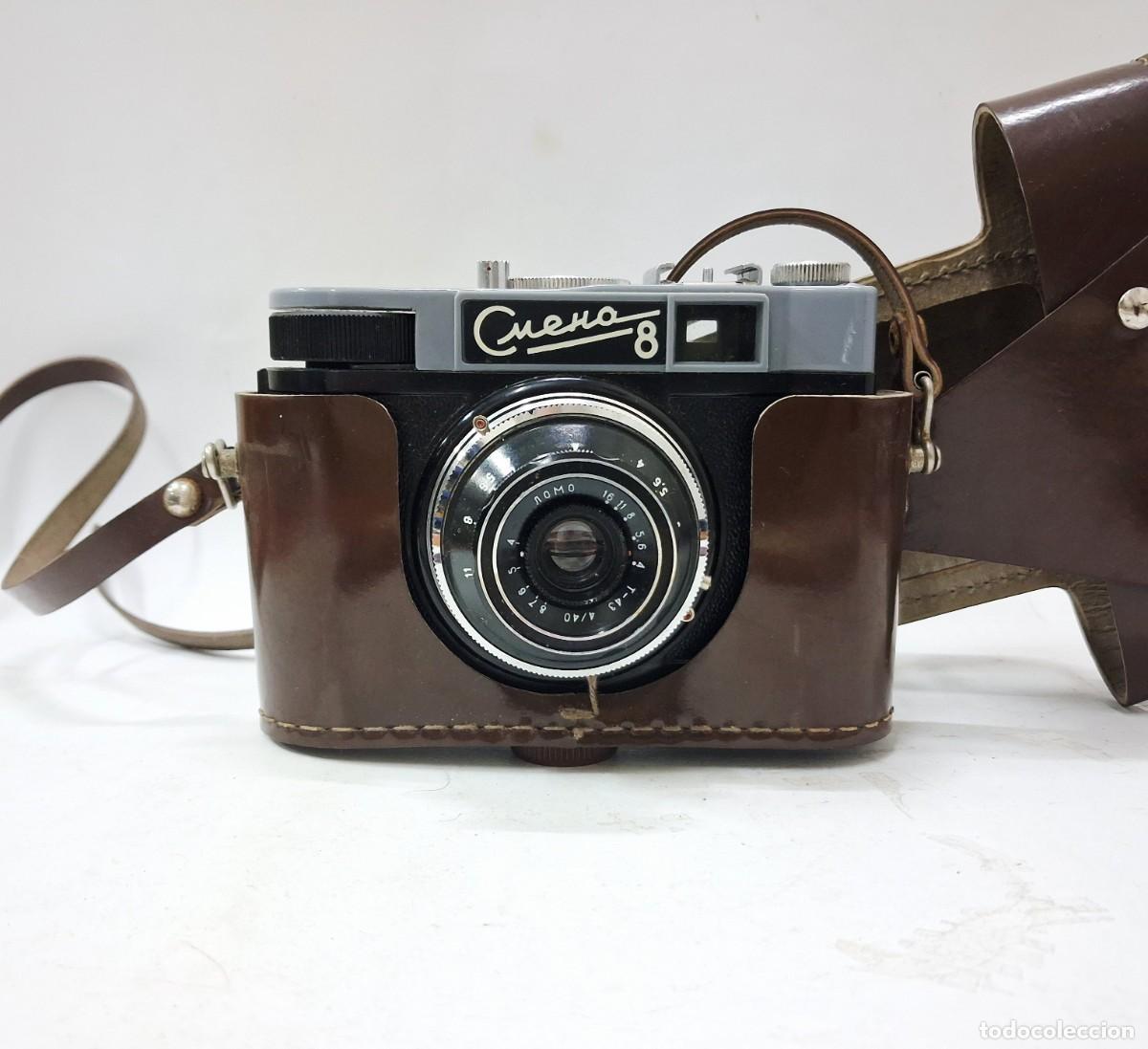 C&aacute;mara de fotos: C&aacute;mara vintage Smena 8 LOMO &ndash; 35mm &ndash; funcionando &ndash; con funda de cuero &ndash; URSS