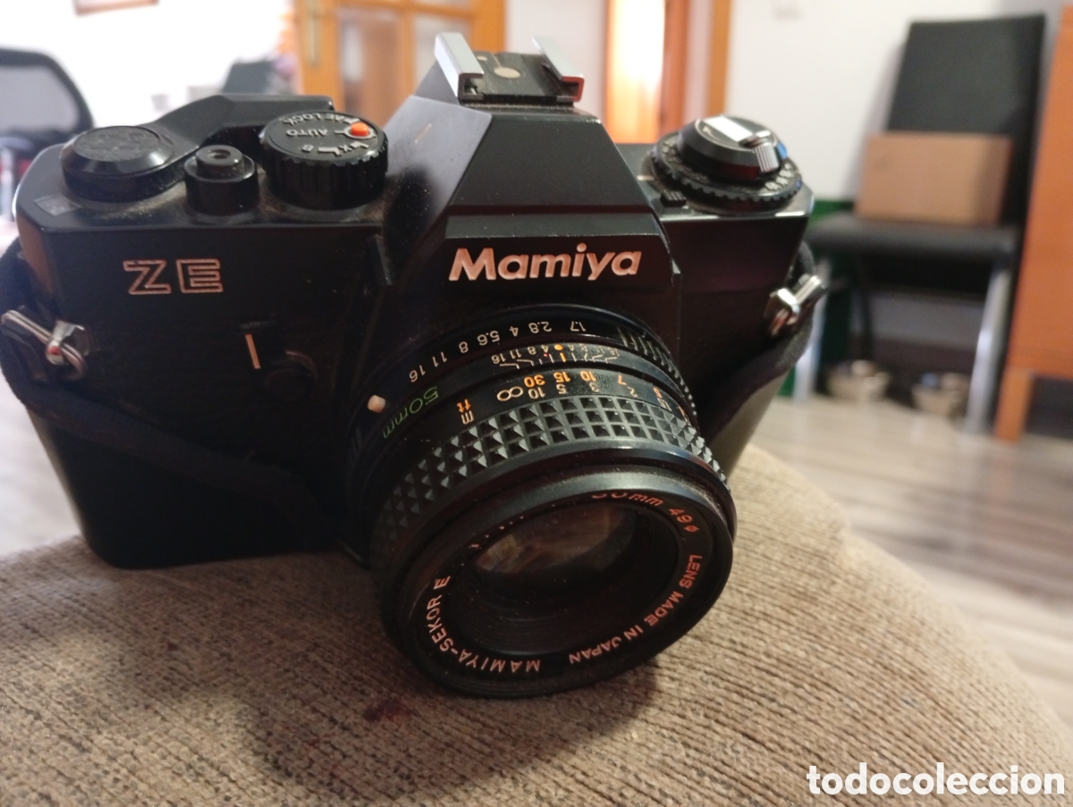 C&aacute;mara de fotos: CAMARA FOTOS MAMIYA CON OBJETIVO Y FUNDA ORIGINAL