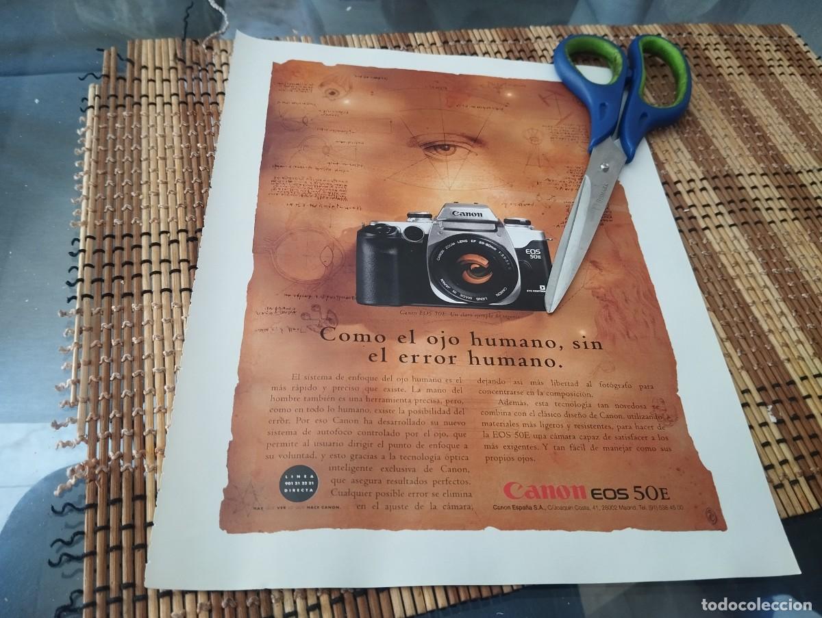 C&aacute;mara de fotos: CAMARA DE FOTOS CANON EOS 50E ANUNCIO PUBLICIDAD REVISTA 1996 BONITO PARA ENMARCAR