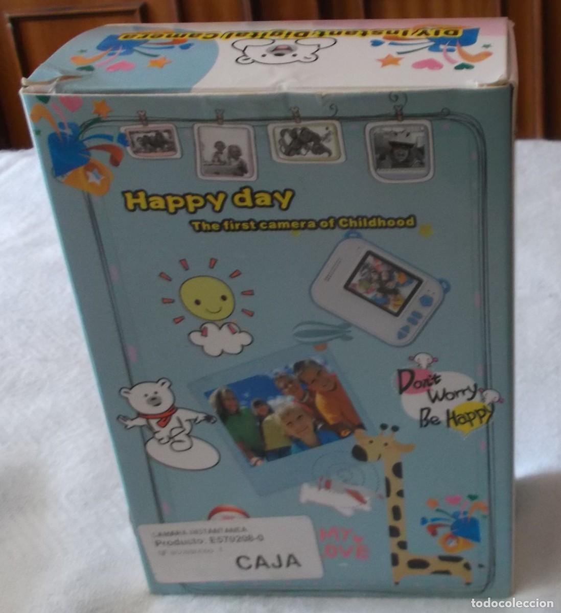 C&aacute;mara de fotos: camara infantil instantania con impresora DIY digital camara