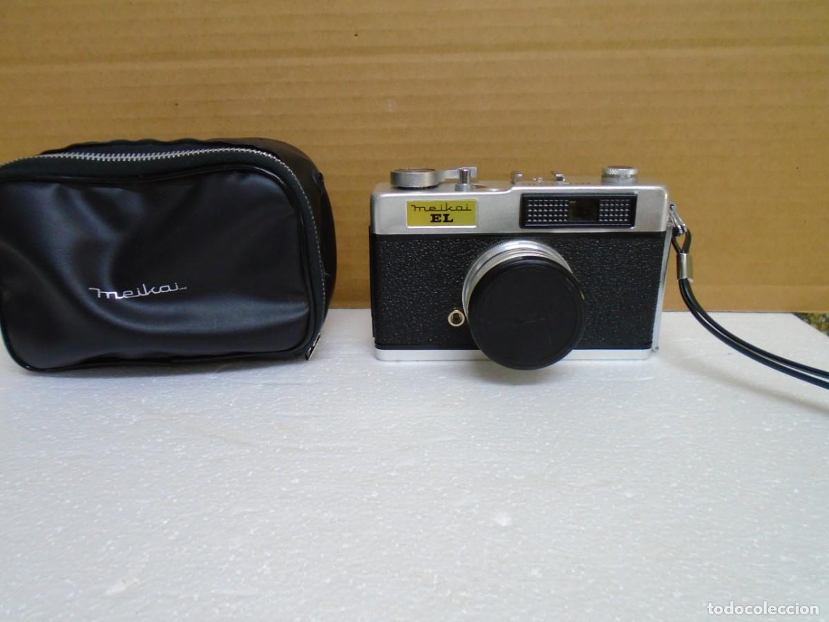 C&aacute;mara de fotos: VINTAGE CAMARA FOTOGRAFICA ANALOGICA MARCA MEIKAI,MOD.EL MADE IN JAPAN.FUNDA ORIGINAL.