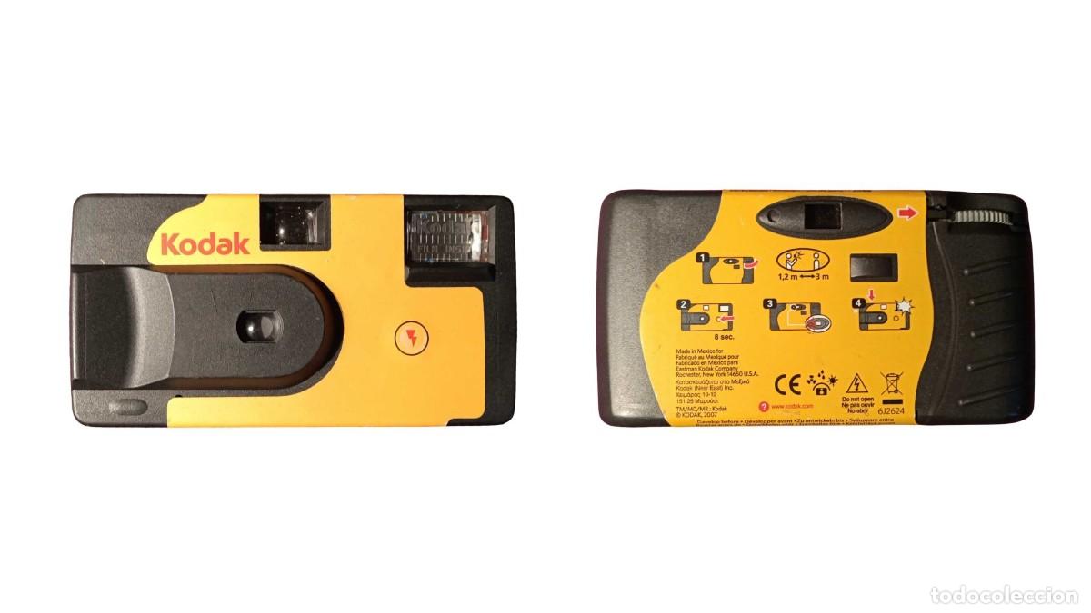 Fotokamera: C&Aacute;MARA DESECHABLE KODAK CON FLASH - 2007 - MADE IN MEXICO - COLECCIONISTA FOTOGRAF&Iacute;A ANAL&Oacute;GICA