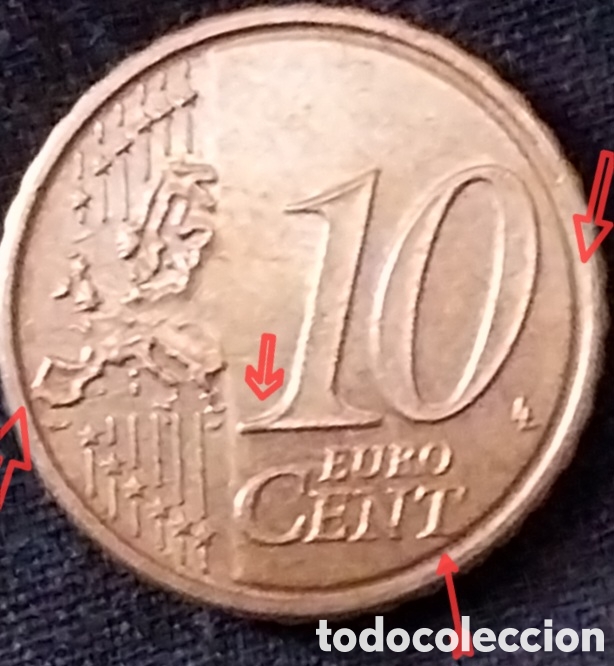 C&aacute;mara de fotos: 10 C&eacute;ntimos de Euro de Eslovenia 2007 (MBC) &ndash; Error - Foto 4