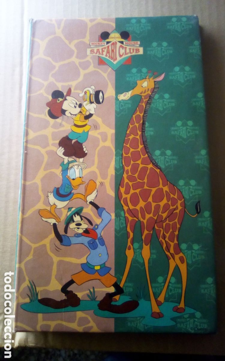 C&aacute;mara de fotos: Mickey Mouse Safari Club. &Aacute;lbum para fotograf&iacute;as Hofmann. A&ntilde;os 60s. Para unas 40 fotos.
