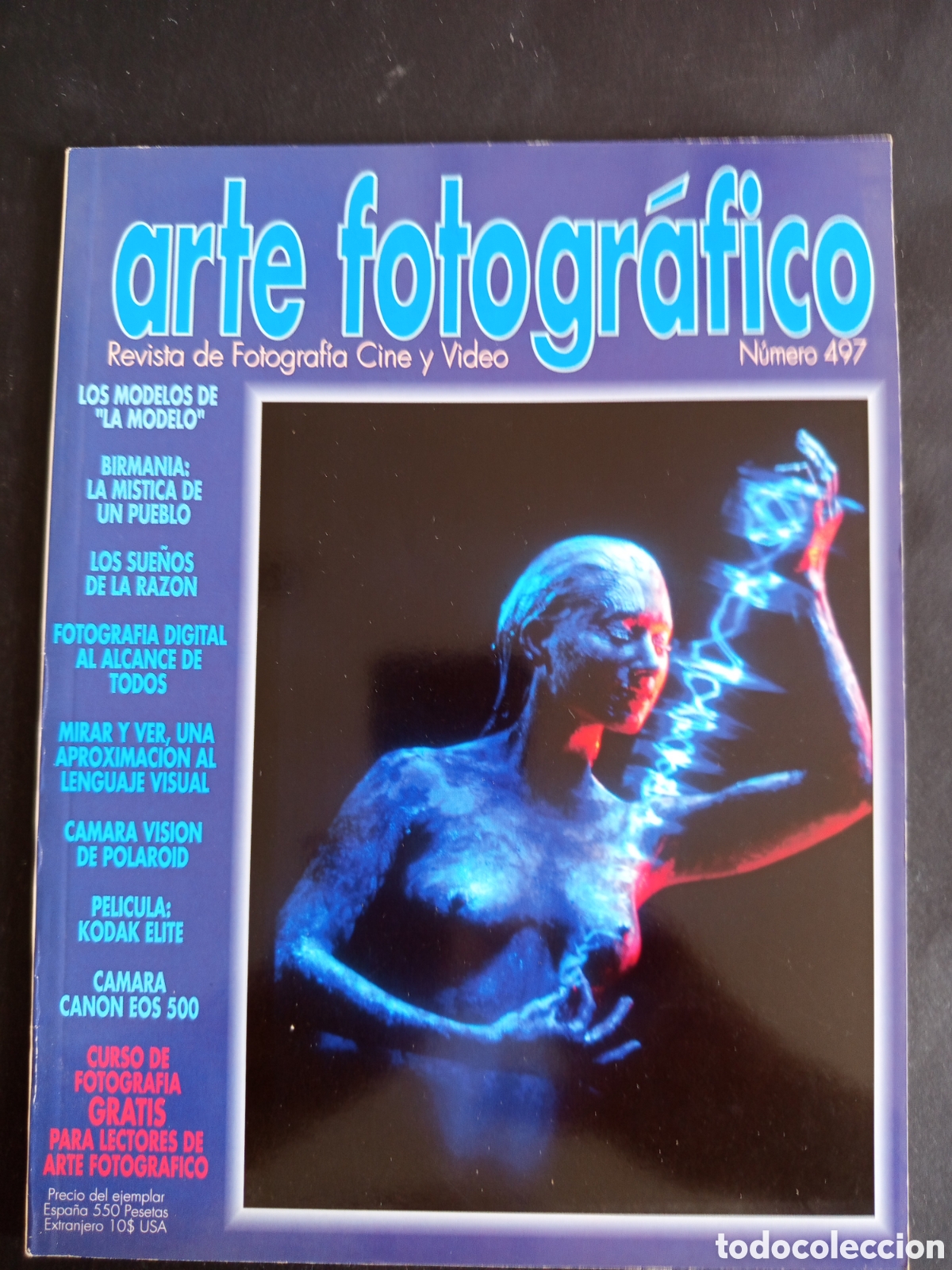 C&aacute;mara de fotos: REVISTA ARTE FOTOGR&Aacute;FICO DE 1993. N&Uacute;MERO 497. DIMENSIONES 21x27,5 cm. PEDIDO M&Iacute;NIMO 3 &euro;. VER FOTOS.