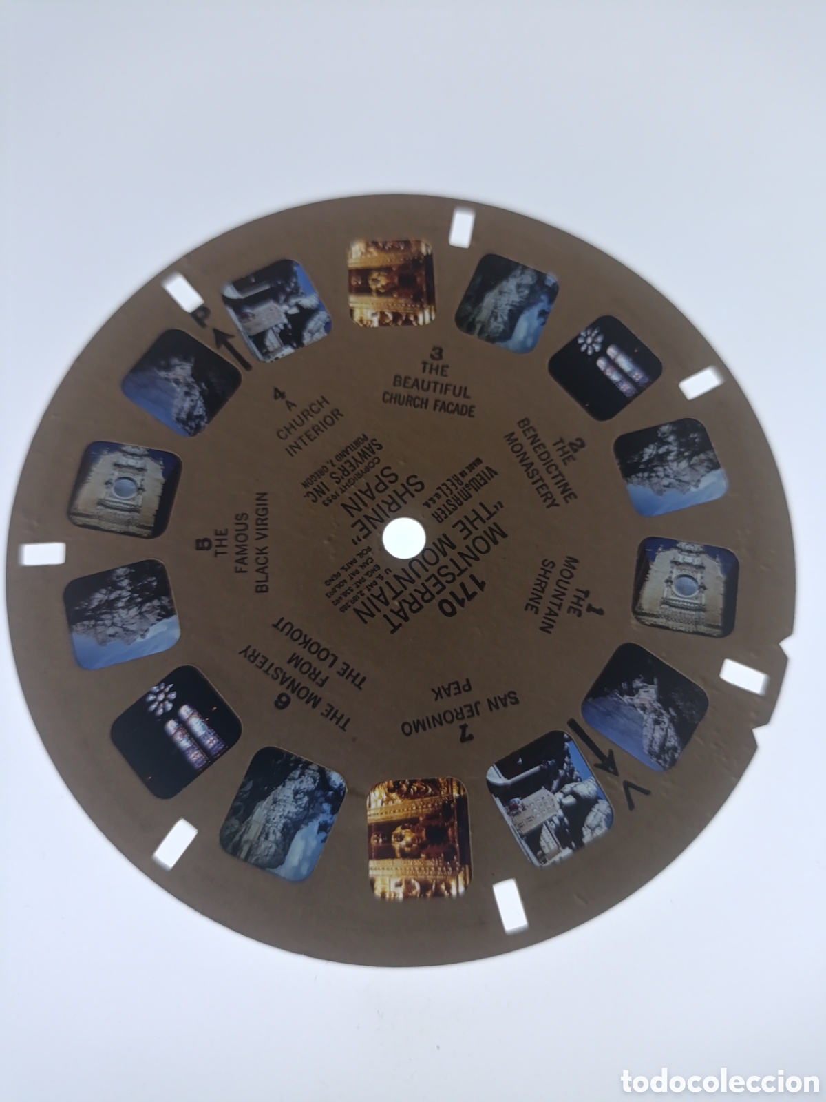 C&aacute;mara de fotos: Visor Viewmaster con ficha antigua de Montserrat - Foto 4