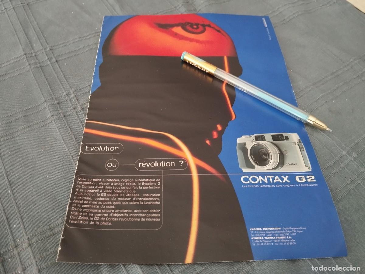 C&aacute;mara de fotos: CONTAX G2 CAMARA FOTOGRAFICA ANUNCIO PUBLICIDAD REVISTA EN ALEM&Aacute;N 1996 BONITO PARA ENMARCAR
