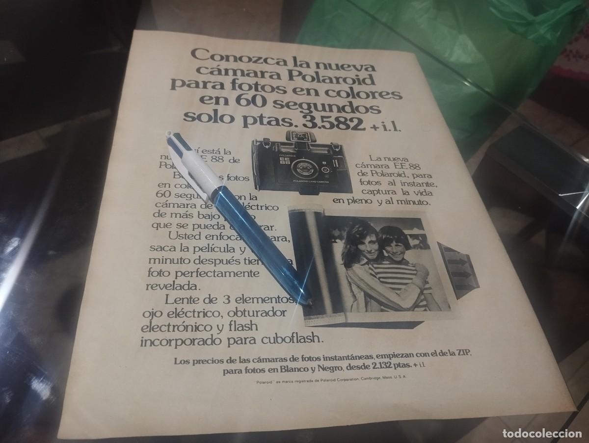 C&aacute;mara de fotos: CAMARA FOTOS POLAROID EE 88 ANUNCIO PUBLICIDAD REVISTA 1975 BONITO PARA ENMARCAR