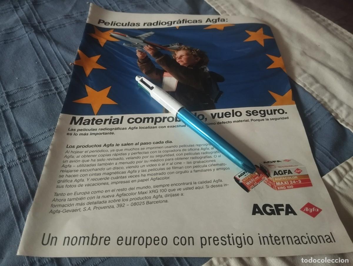 C&aacute;mara de fotos: PELICULA CARRETE FOTOS AGFA ANUNCIO PUBLICIDAD REVISTA 1989 BONITO PARA ENMARCAR