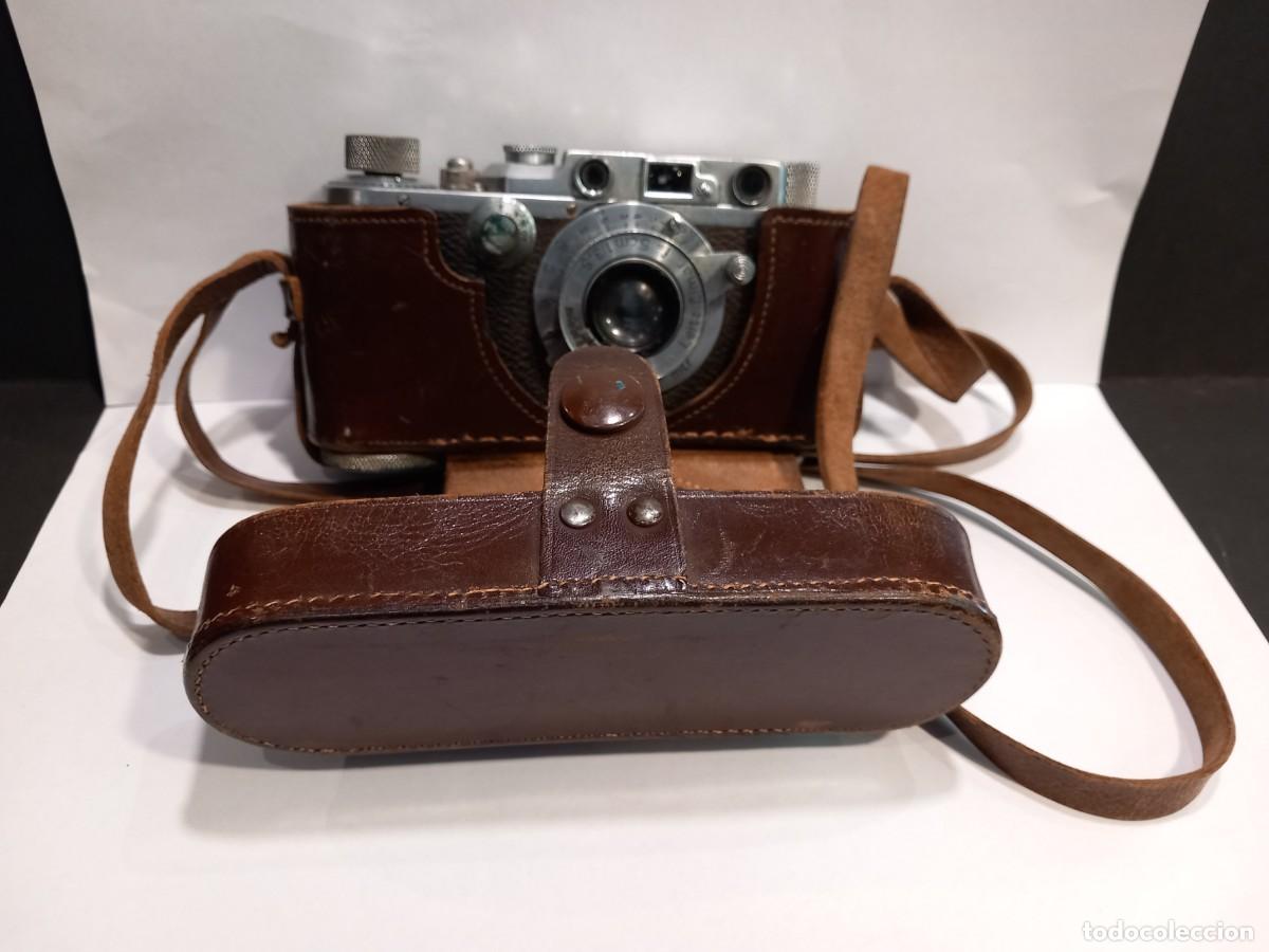 C&aacute;mara de fotos: LEICA CAMARA FOTOGR&Aacute;FICA CON SU FUNDA ORIGINAL DE &Eacute;POCA A&Ntilde;OS 50 (G)