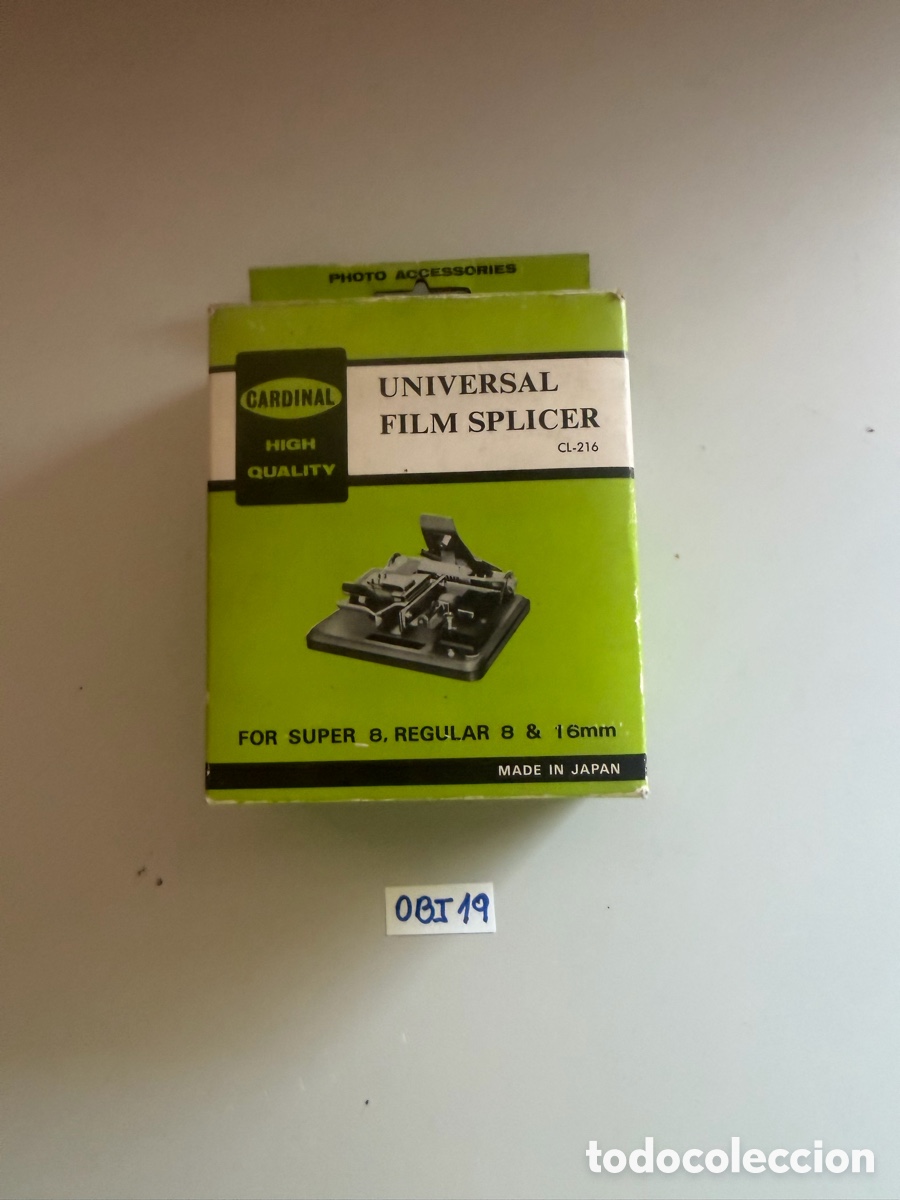 C&acirc;maras de fotos: EMPALMADOR DE PEL&Iacute;CULA CON CEMENTO UNIVERSAL UN CL-216 DE 8 MM, SUPER 8 MM Y 16 MM