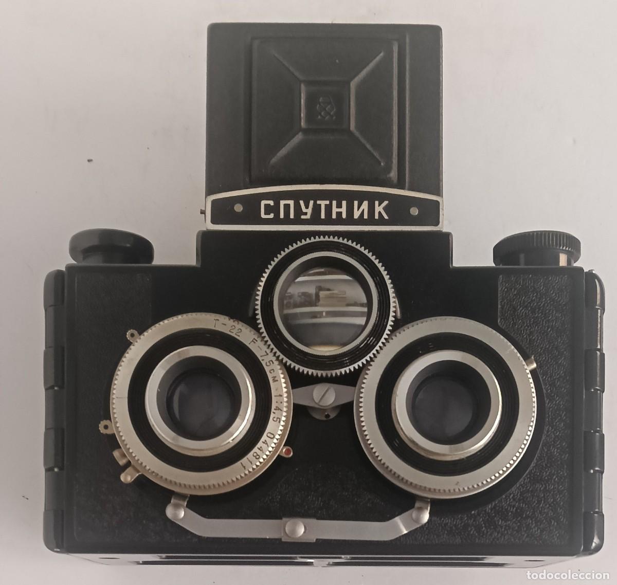 C&acirc;maras de fotos: ANTIGUA CAMARA SPUNTIK DE ESTEREOSCOPICAS DE 120 RUSIA