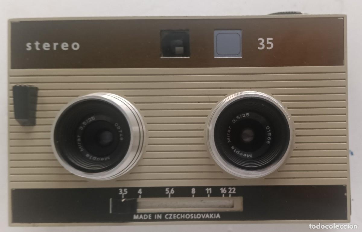 C&acirc;maras de fotos: ANTIGUA CAMARA FOTOGRAFICA DE ESTEREOSCOPICAS FORMATO 35 mm CHECA
