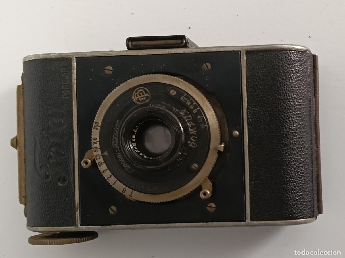 C&aacute;mara de fotos: CAMARA JUNKA FABRICACION ALEMANA 1938 CON SU FUNDA DE PIEL
