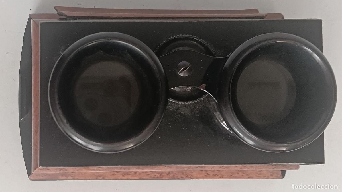C&acirc;maras de fotos: VISOR DE IMAGENES ESTEREOSCOPICAS MADERA Y METAL