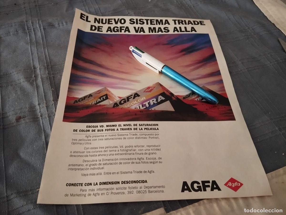 C&aacute;mara de fotos: PELICULA CARRETE FOTOS AGFA ANUNCIO PUBLICIDAD REVISTA 1991 BONITO PARA ENMARCAR