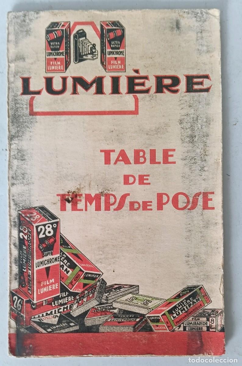 C&aacute;mara de fotos: LUMIERE TABLA DE TIEMPOS DE EXPOSICION - Foto 1