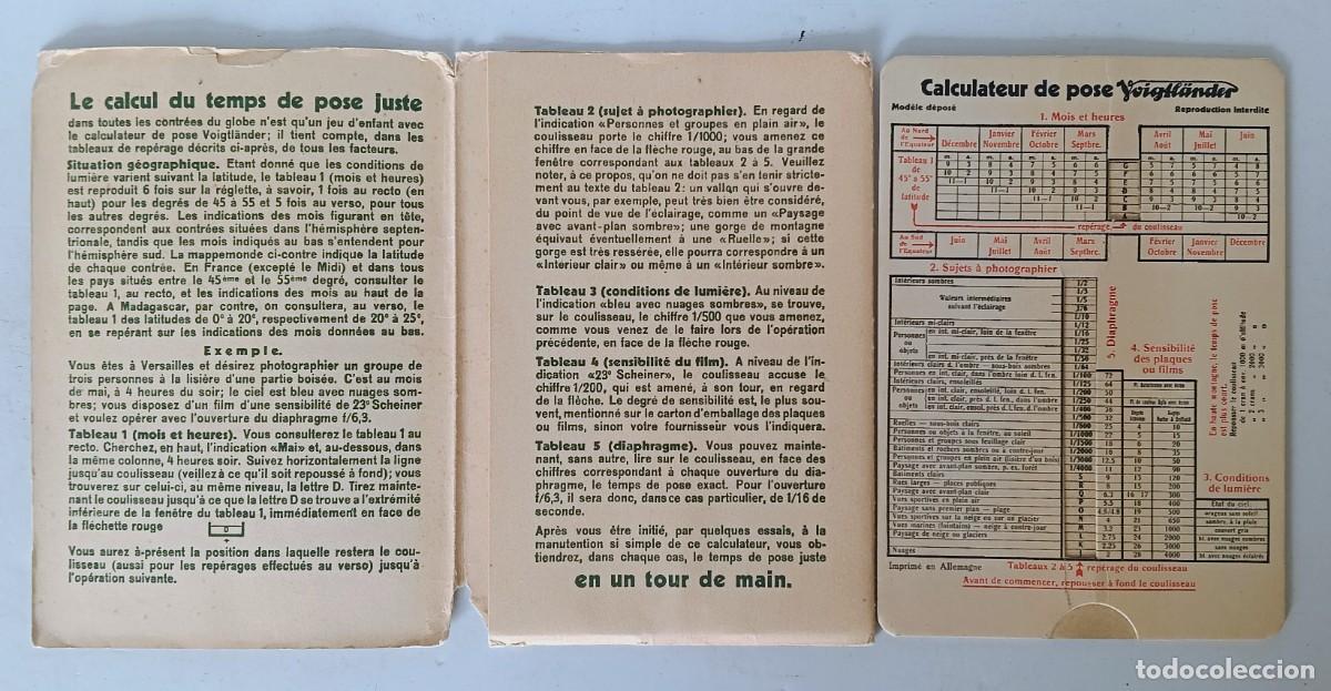 C&aacute;mara de fotos: LUMIERE TABLA DE TIEMPOS DE EXPOSICION - Foto 3