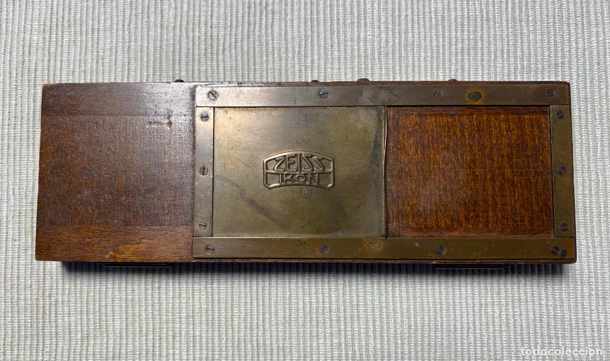 C&aacute;mara de fotos: CAJA DE REVELADO PARA FOTOGRAF&Iacute;AS ESTEREOSCOPICAS ZEISS-IKON