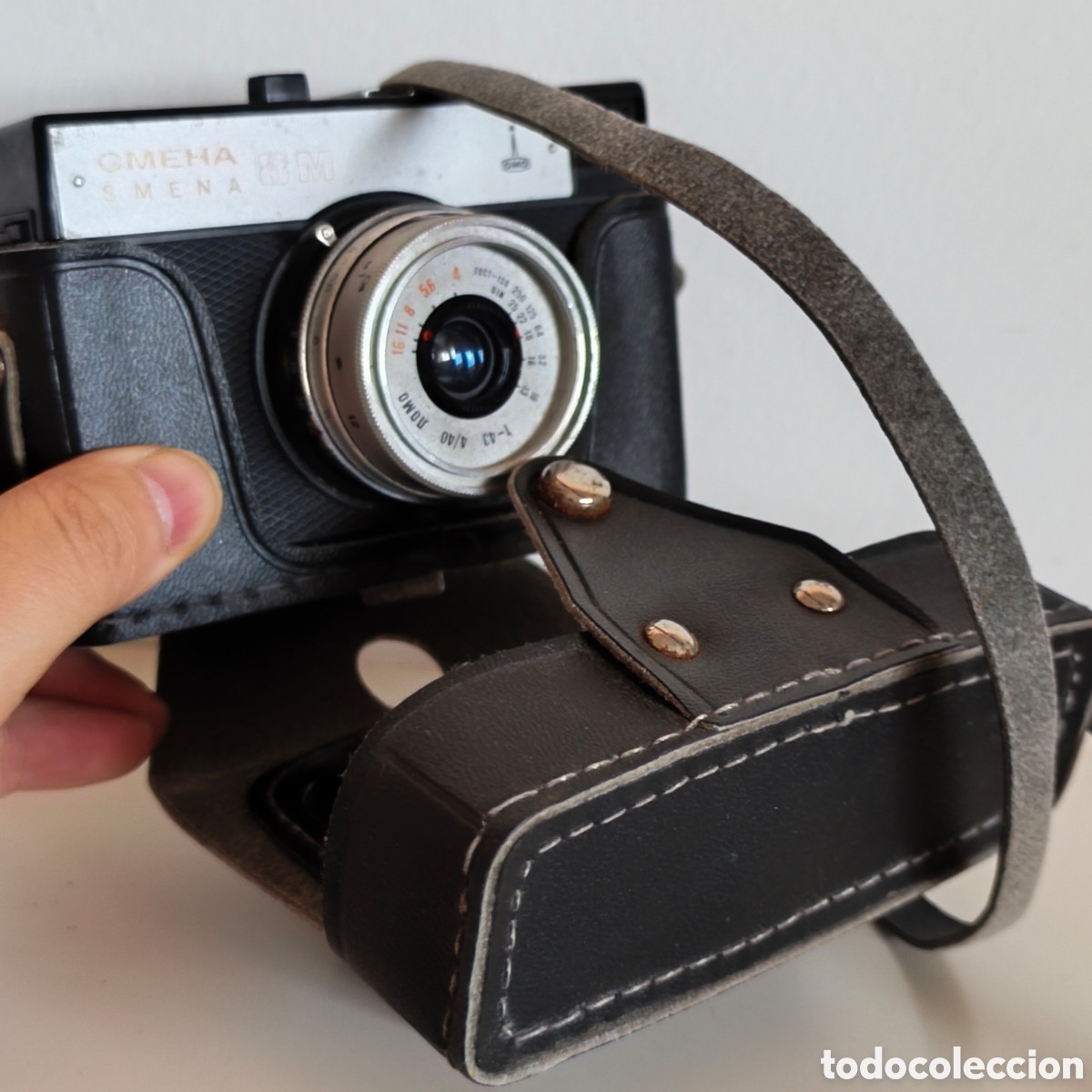 C&aacute;mara de fotos: ANTIGUA CAMARA FOTOGRAFICA SOVI&Eacute;TICA CMEHA SMENA LOMO 8M EN SU FUNDA ORIGINAL