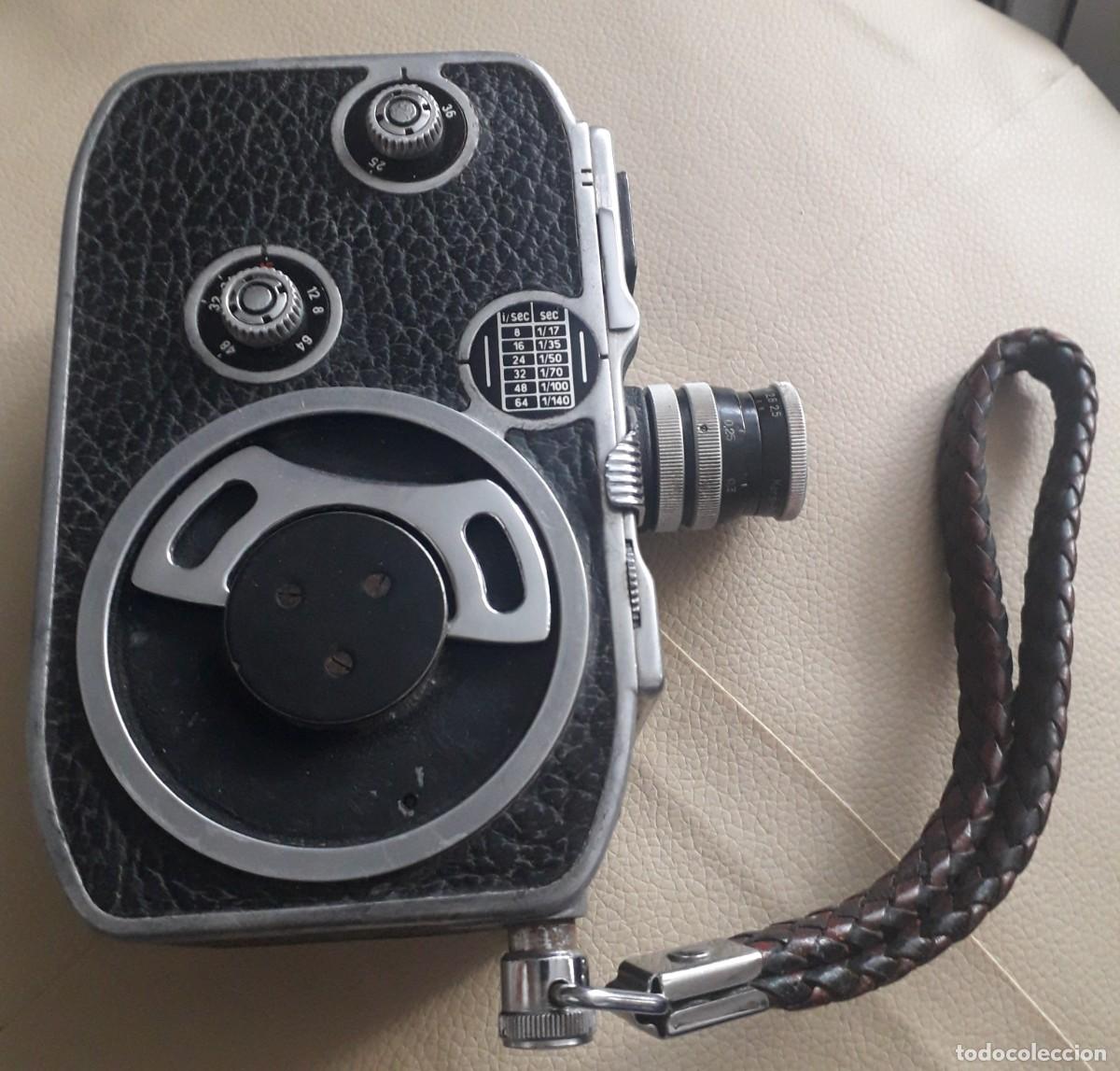 C&aacute;mara de fotos: Tomavistas vintage, a&ntilde;os 60. PAILLARD BOLEX C 8.