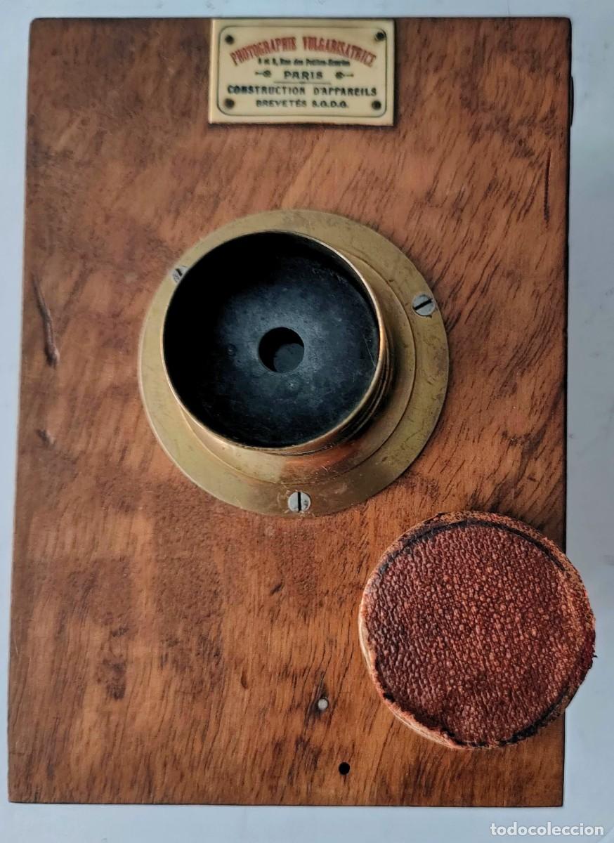 Appareil photos: ANTIGUA CAMARA FOTOGRAFICA DE MADERA Y DE FUELLE VULGARISATRICE PARIS