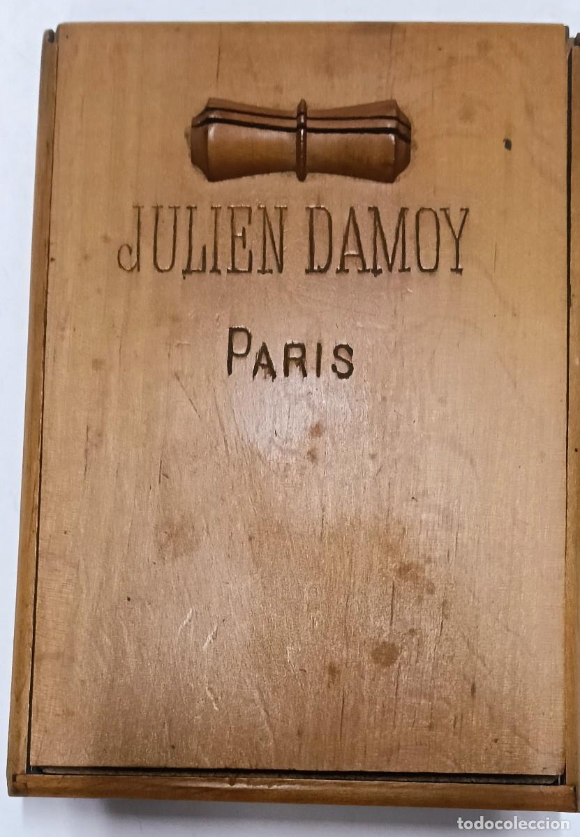 Photo camera: ANTIGUO VISOR DE MADERA PLEGABLE JULIEN DAMOY PARIS
