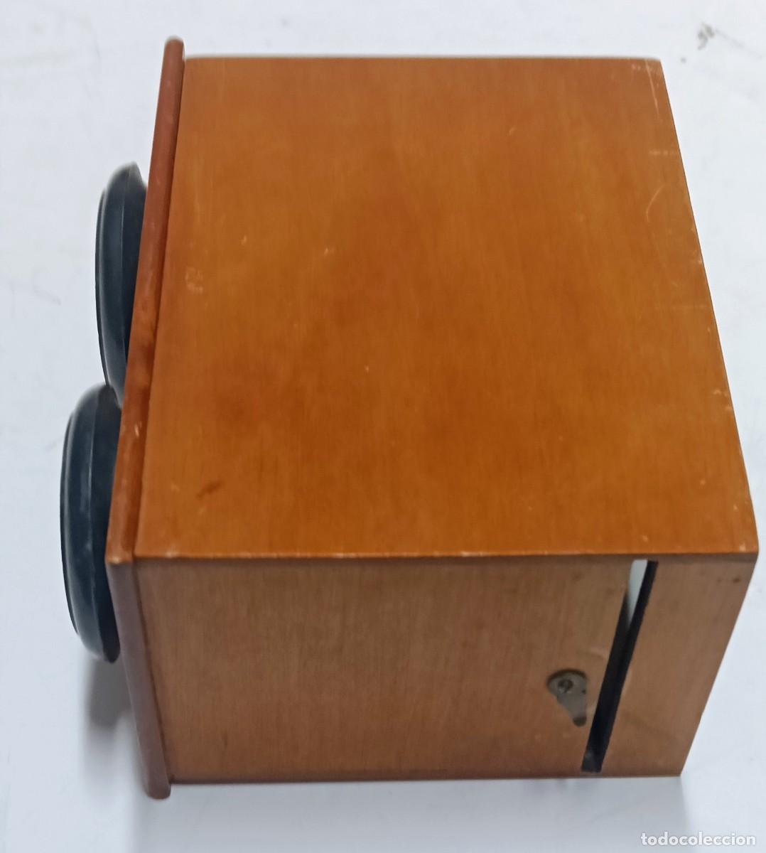 C&aacute;mara de fotos: ANTIGUO VISOR DE MADERA FORMATO 6 X 13 CM. - Foto 4