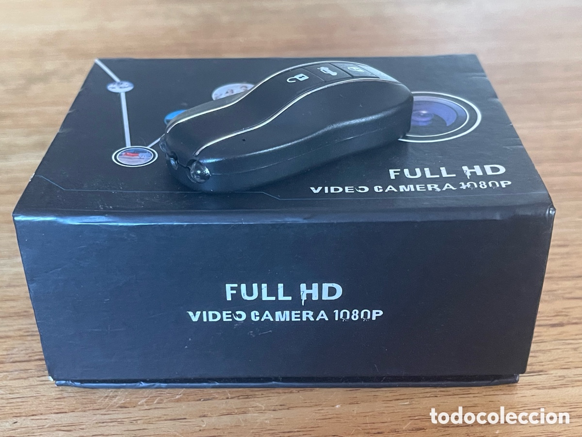 Fotokamera: Mini videoc&aacute;mara esp&iacute;a coche llavero Full HD 1080P con caja