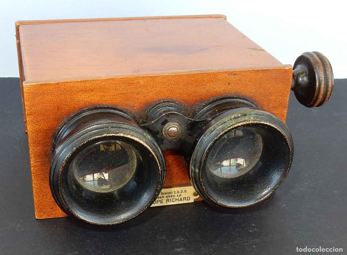 C&aacute;mara de fotos: Visor estereosc&oacute;pico VERASCOPE - c1900 - para placas 4,5 x 11 cm.