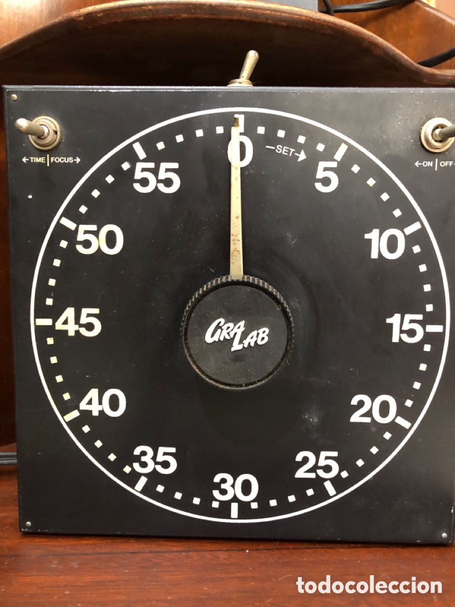 C&aacute;mara de fotos: Temporizador anal&oacute;gico cuarto oscuro GraLab Model 300 (Dimco-Gray) - Vintage / Fotograf&iacute;a anal&oacute;gica
