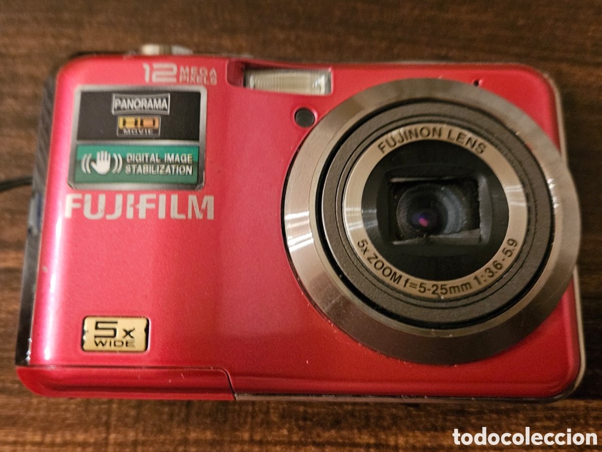 C&aacute;mara de fotos: C&aacute;mara Fujifilm FinePix AX200 12MP Zoom 5x Roja - Env&iacute;o Gratis / Admito Ofertas