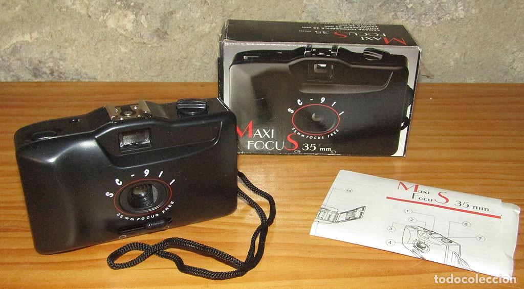 C&aacute;mara de fotos: ANTIGUA CAMARA DE FOTOS MAXI FOCUS 35mm - NUEVA Y EN SU CAJA ORIGINAL - A&Ntilde;OS 80