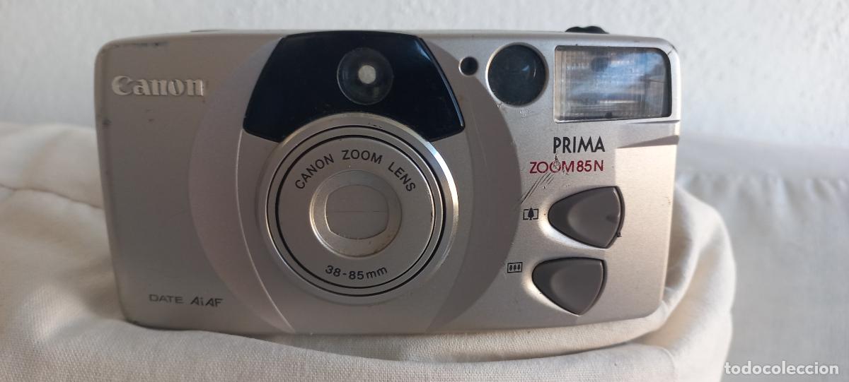 C&aacute;mara de fotos: C&aacute;mara fotogr&aacute;fica ANAL&Oacute;GICA A&Ntilde;OS 90 MARCA CANON PRIMA ZOOM 85N