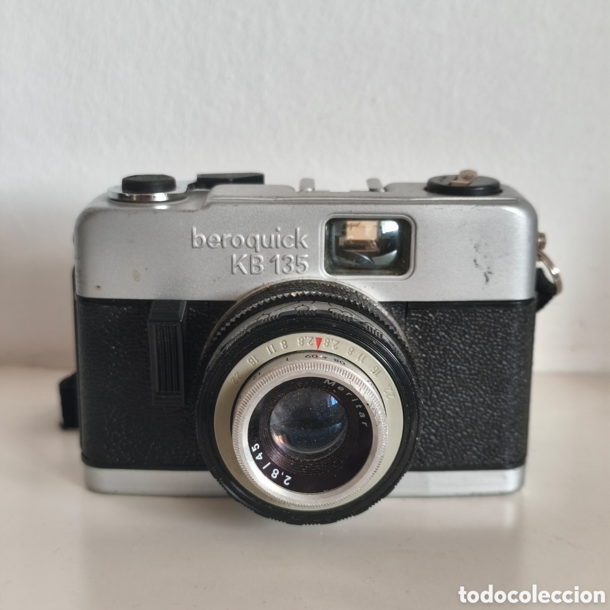 C&aacute;mara de fotos: Beroquick KB 135 &ndash; C&aacute;mara fotogr&aacute;fica vintage DDR &ndash; Meritar 45mm f/2,8 &ndash; A&ntilde;os 70