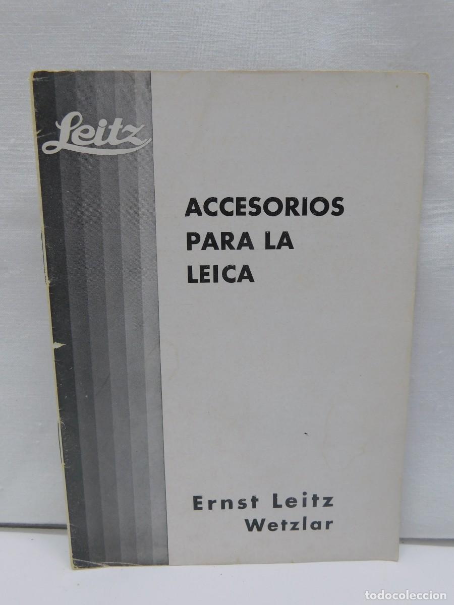 C&aacute;mara de fotos: FOLLETO ACCESORIOS LEICA 1934 - LEICA ERNST LEITZ WETZLAR
