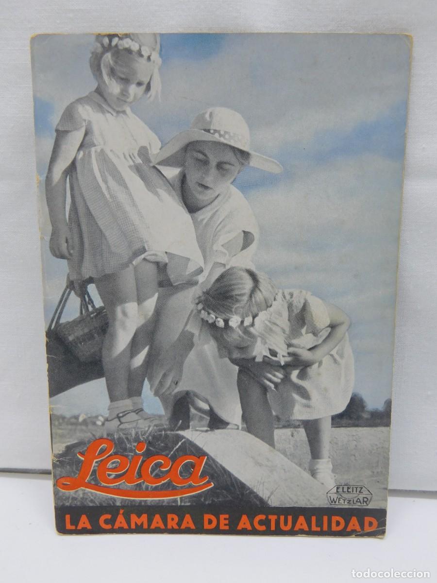 C&aacute;mara de fotos: FOLLETO LEICA 1935 - LEICA ERNST LEITZ WETZLAR - LA C&Aacute;MARA DE ACTUALIDAD