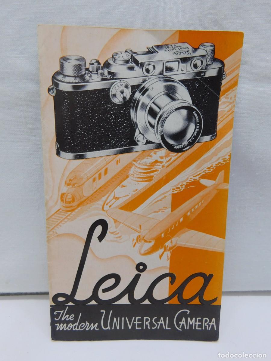 C&aacute;mara de fotos: FOLLETO LEICA 1935 - LEICA ERNST LEITZ WETZLAR - THE MODERN UNIVERSAL CAMERA