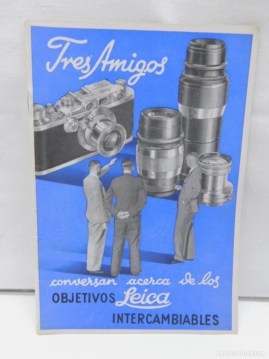 C&aacute;mara de fotos: FOLLETO LEICA 1936 - LEICA ERNST LEITZ WETZLAR - OBJETIVOS LEICA INTERCAMBIABLES