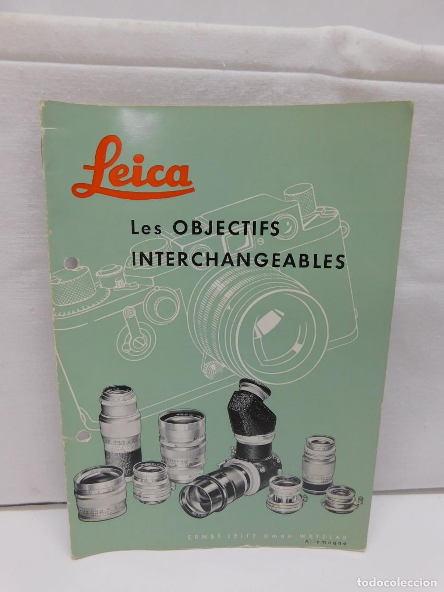 C&aacute;mara de fotos: FOLLETO LEICA 1955 - LEICA ERNST LEITZ WETZLAR - LES OBJECTIFS INTERCHANGEABLES