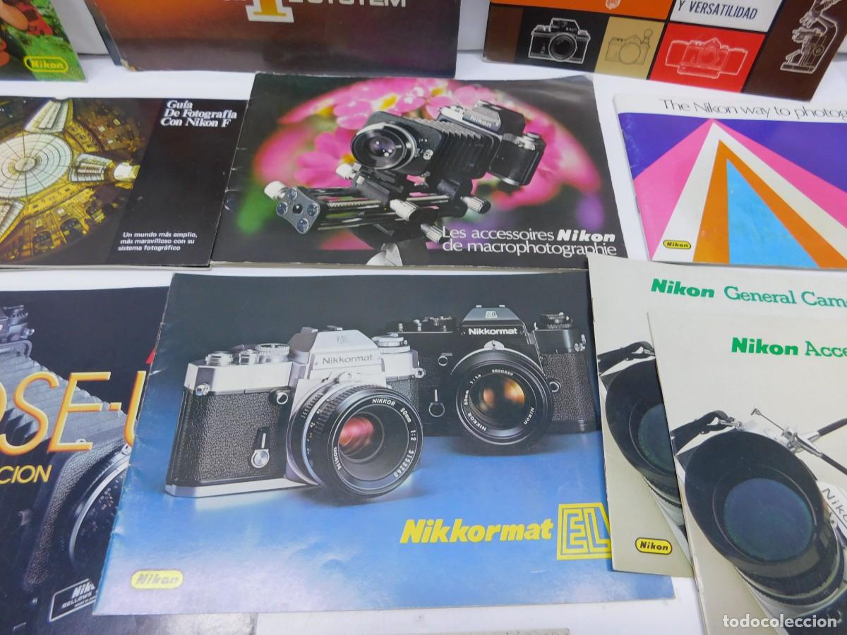 C&aacute;mara de fotos: LOTE FOLLETOS Y CAT&Aacute;LOGOS NIKON - Foto 5