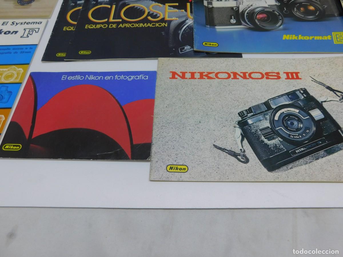 C&aacute;mara de fotos: LOTE FOLLETOS Y CAT&Aacute;LOGOS NIKON - Foto 6