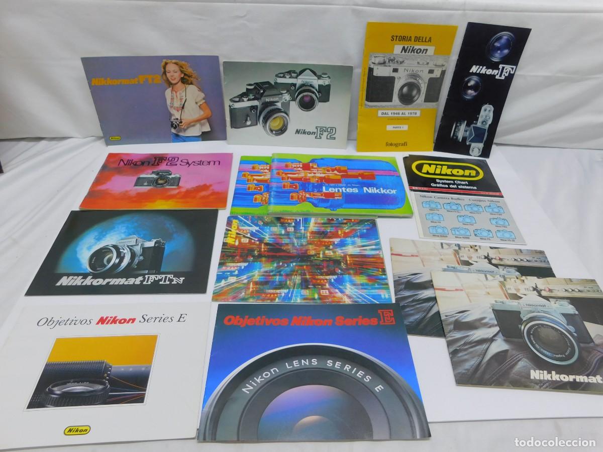C&aacute;mara de fotos: LOTE FOLLETOS Y CAT&Aacute;LOGOS NIKON - Foto 8