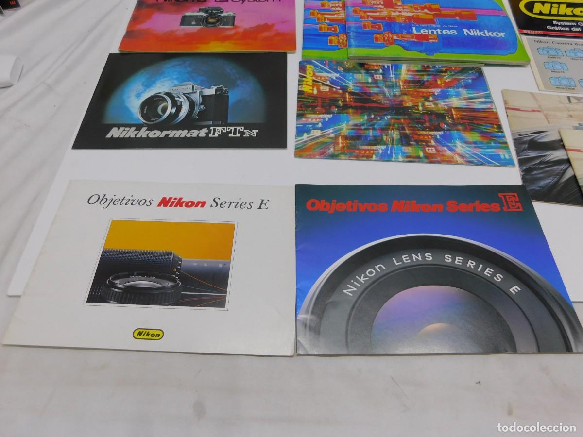 C&aacute;mara de fotos: LOTE FOLLETOS Y CAT&Aacute;LOGOS NIKON - Foto 14