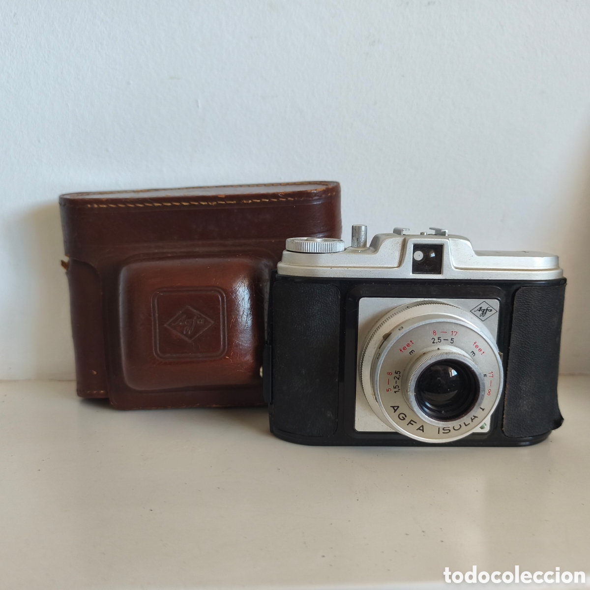 C&aacute;mara de fotos: Agfa Isola I de formato medio 6&times;6 &ndash; a&ntilde;os 50/60 &ndash; con estuche original